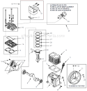 Page B Diagram and Parts List for EX840500 2004 Campbell Hausfeld Compressor